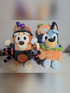 Bluey And Bingo Plush Halloween Set